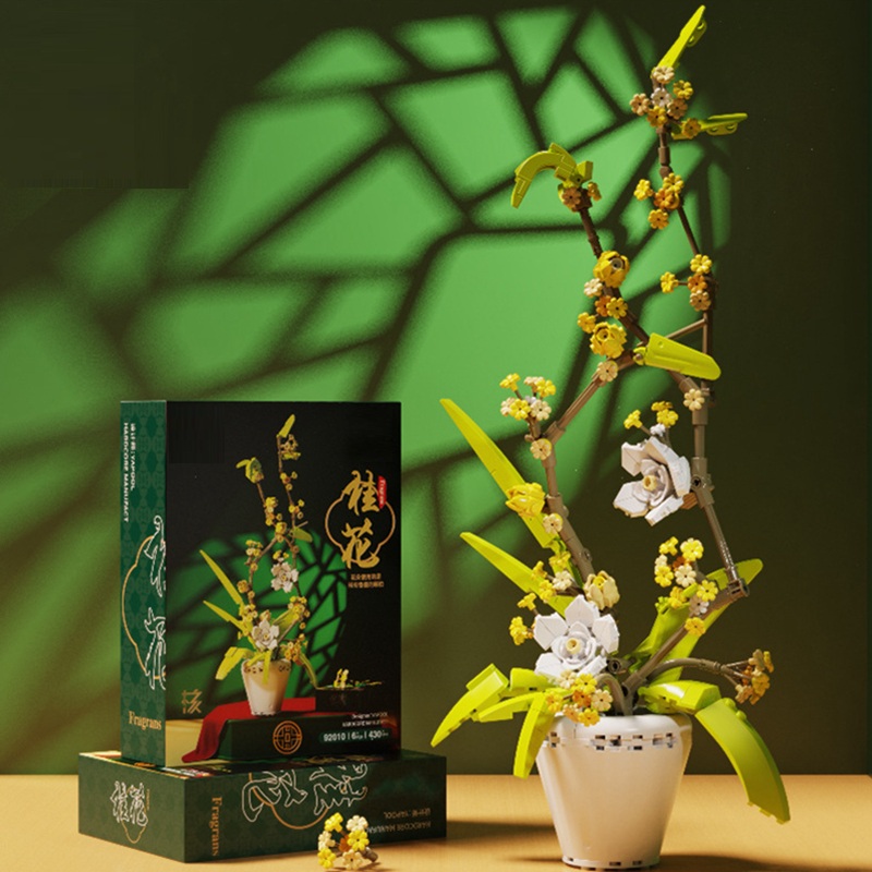 Diy Electronics For Adults - Building Block Flower Orchid Series Bonsai