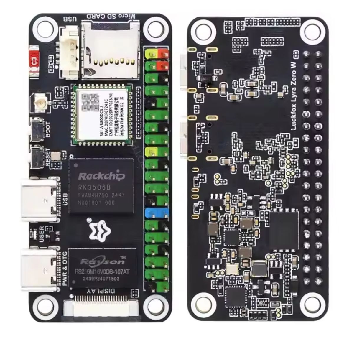 Raspberry Pi Zero - Luckfox Lyra Zero W RK3506B Rockchip