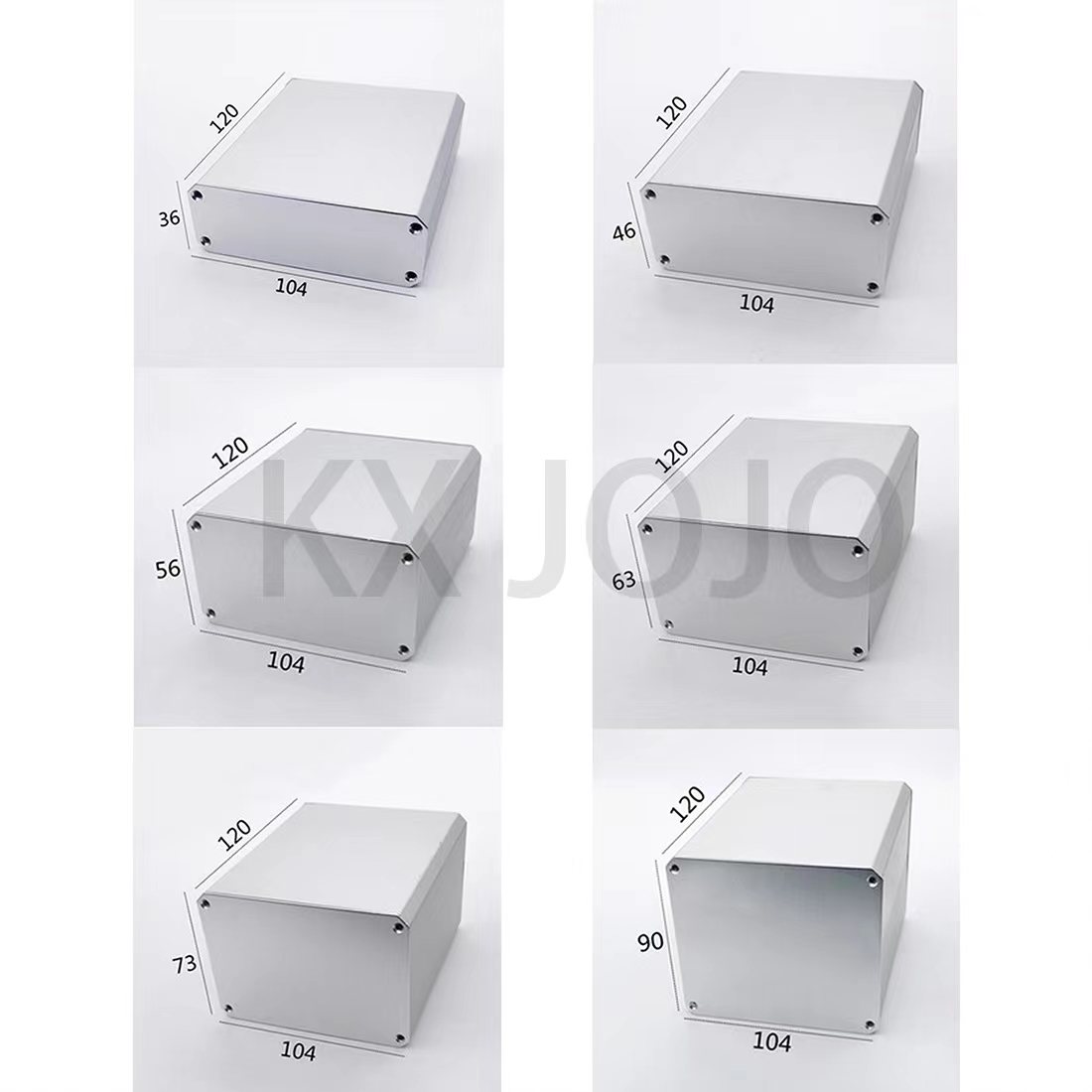 Diy Projects With Electronics - Vỏ Nhôm 104*36/46/56/63/73/90*120Mm Hộp PCB Nhạc