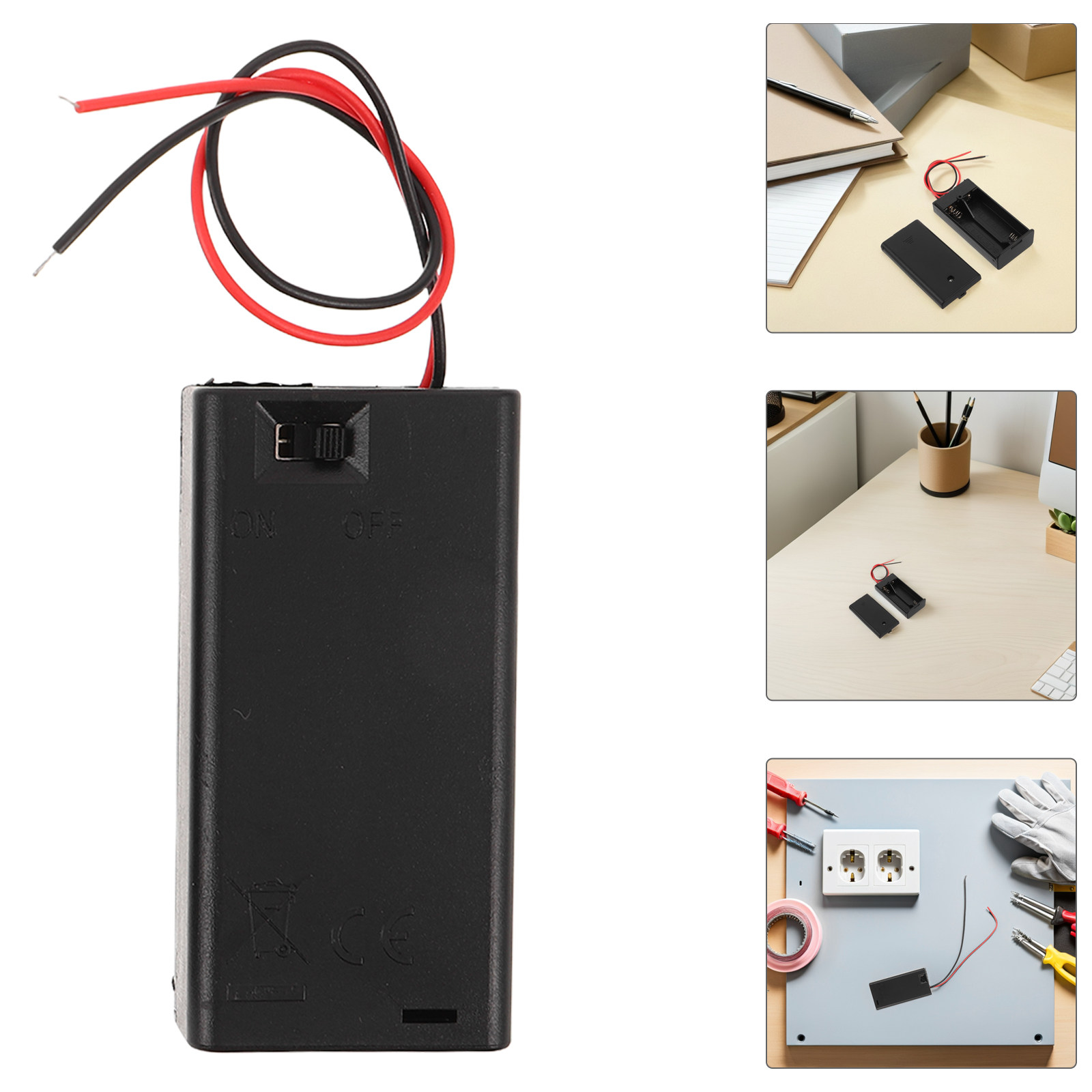 Useful Diy Electronics Projects - 10Pcs Aa Battery Holder Case Wired