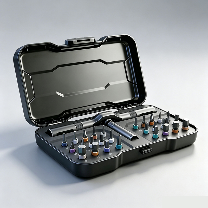 Diy Electronics Tool Kit - Magnetic Ratcheting Screwdriver Set Multi-Bit Precision