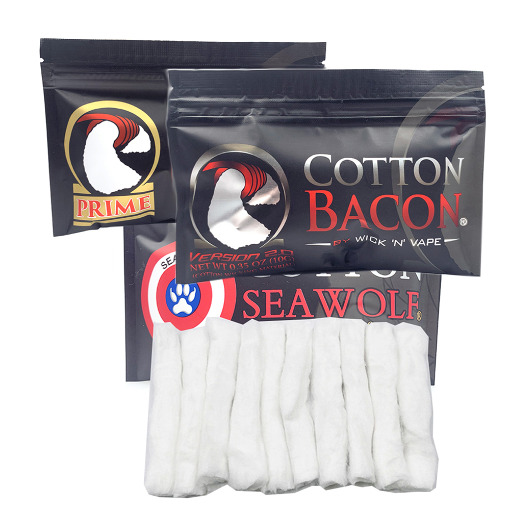 2Pack Cotton Bacon Prime Silve - đánh giá và giá Diy Vape Electronics