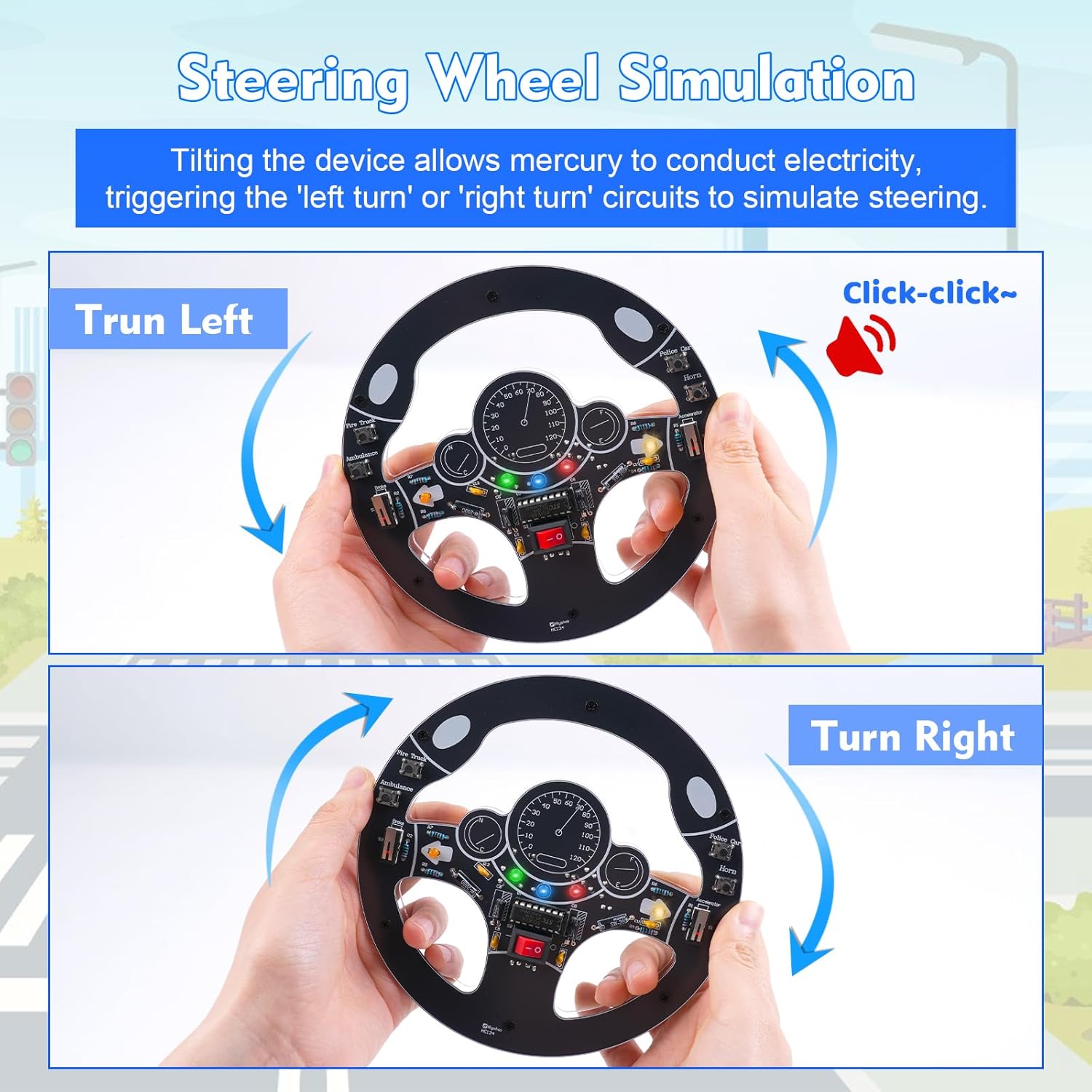 Car Steering Wheel DIY Solderi - đánh giá và giá Diy Electronics For Adults