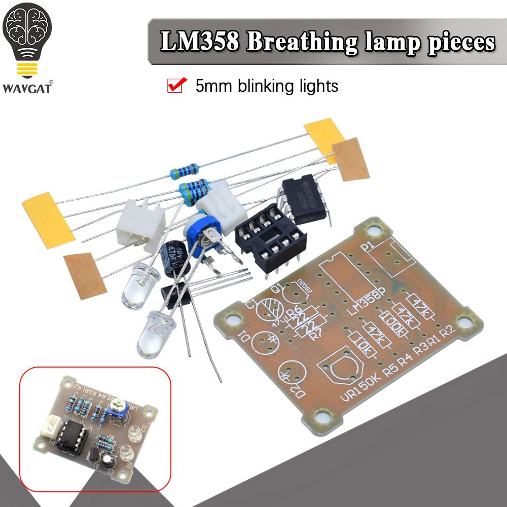 WAVGAT LM358 LED Breathing Lig - đánh giá và giá Useful Diy Electronics Projects