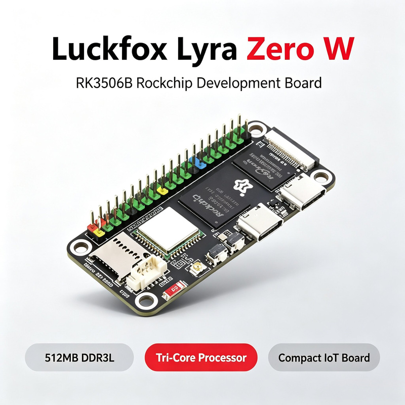 Luckfox Lyra Zero W RK3506B Ro - đánh giá và giá Raspberry Pi Zero