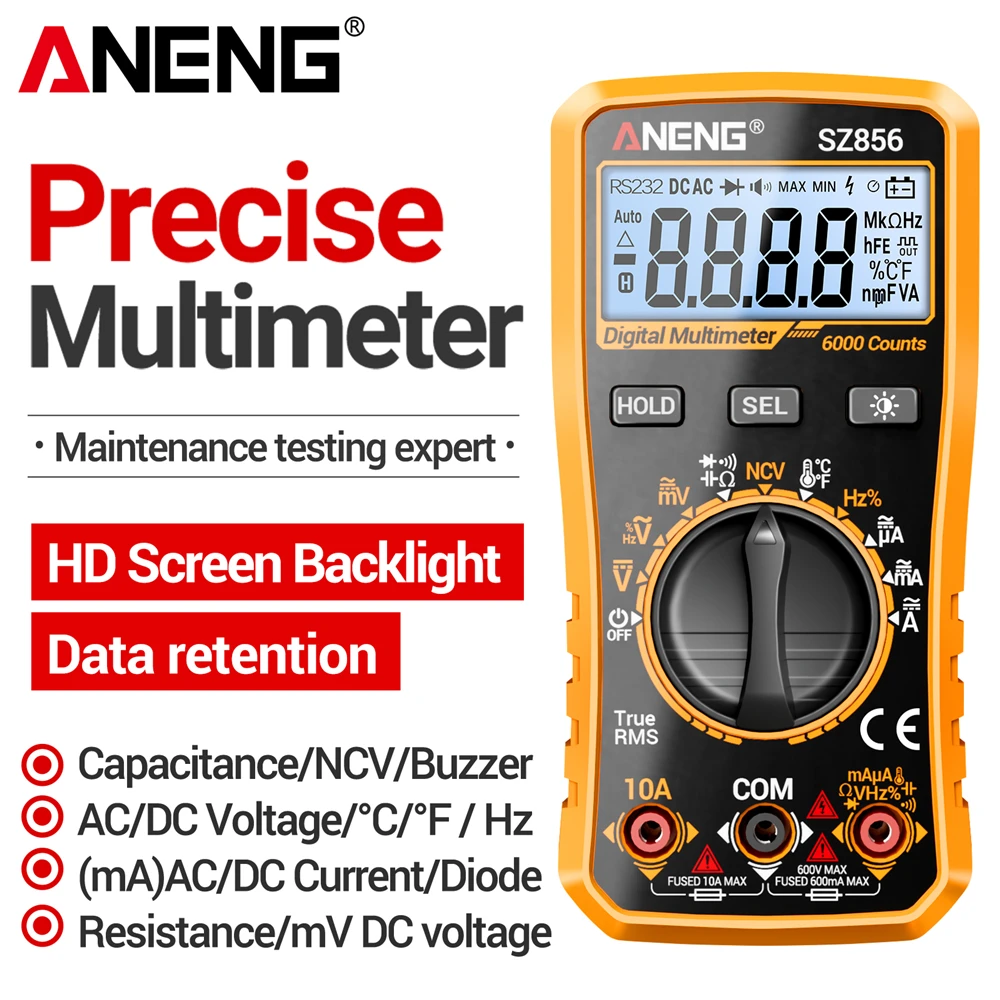 ANENG SZ856 intelligent multim - đánh giá và giá Diy Electronics Gifts