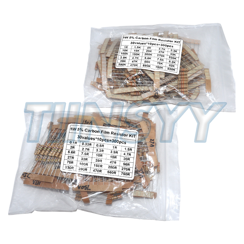 300PCS Resistor Kit 1W 5% Carb - đánh giá và giá Diy Electronics Com