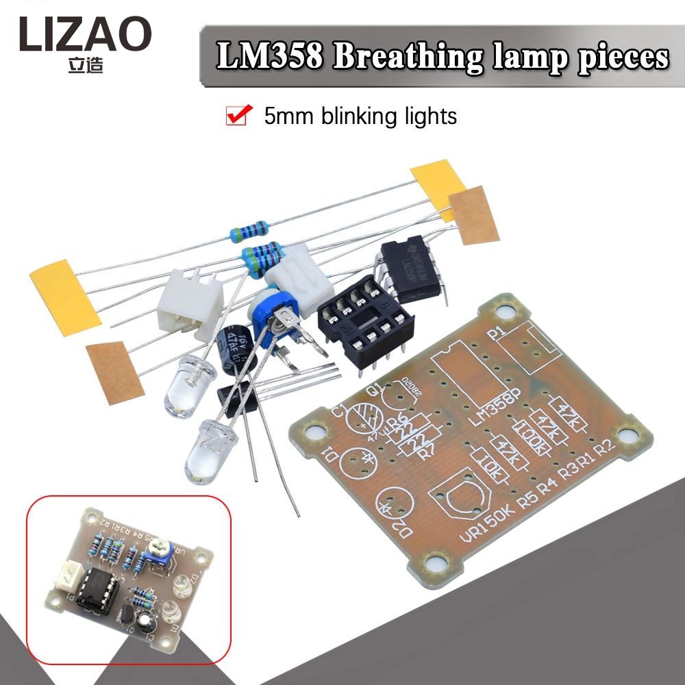 LIZAO LM358 LED Breathing Ligh - đánh giá và giá Useful Diy Electronics Projects