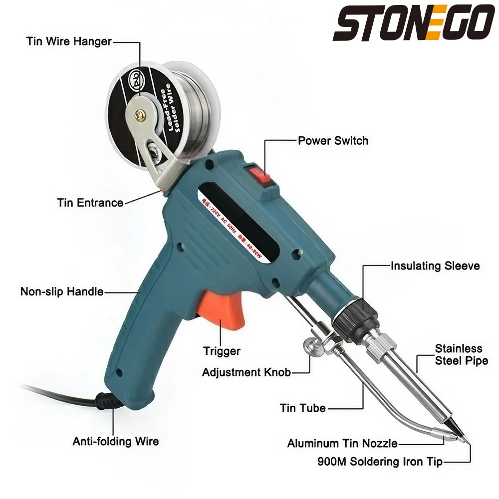 Electric Soldering Iron Gun Ki - đánh giá và giá Diy Electronics Workshop
