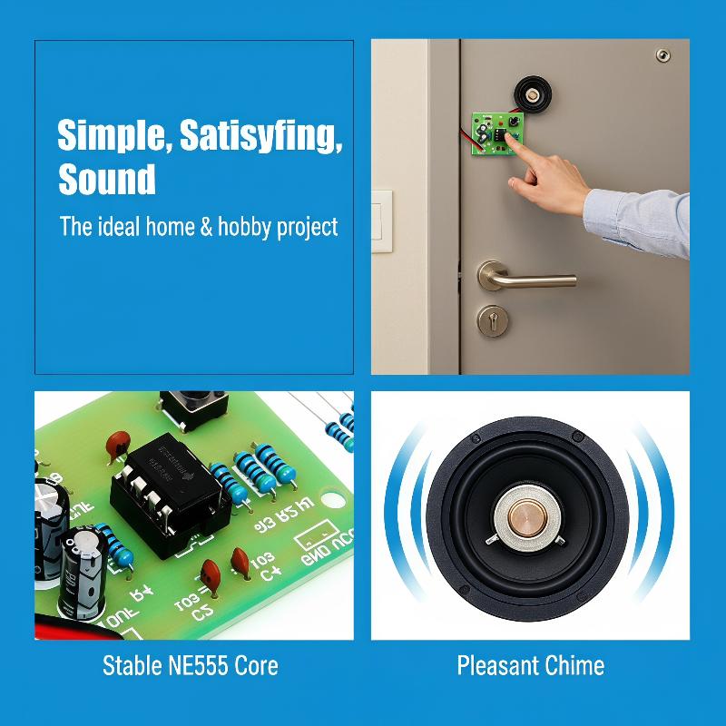 NE555 Doorbell DIY Soldering P - đánh giá và giá Useful Diy Electronics Projects