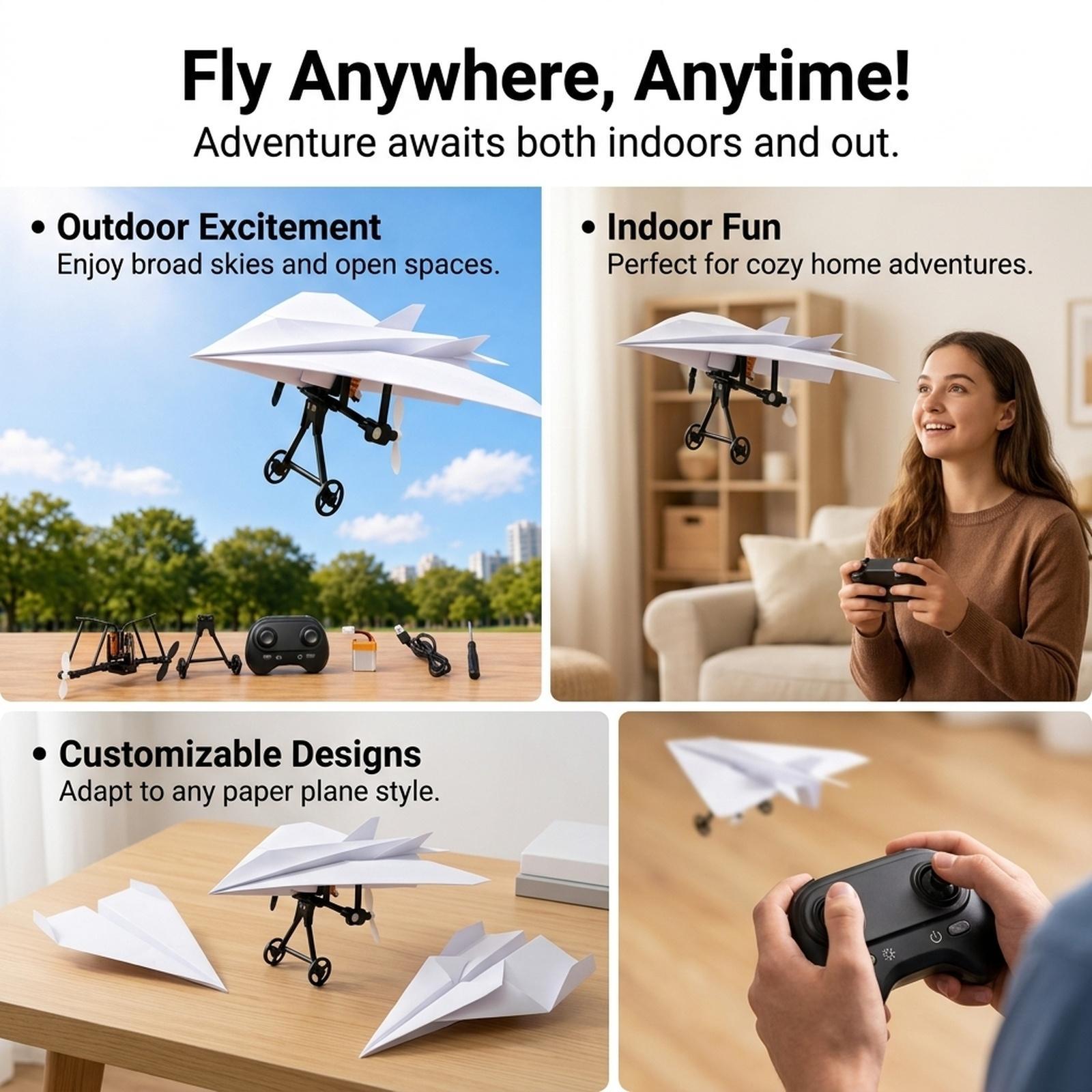 Mini RC Airplane DIY Kit ABS M - đánh giá và giá Diy Electronics Kits For Beginners