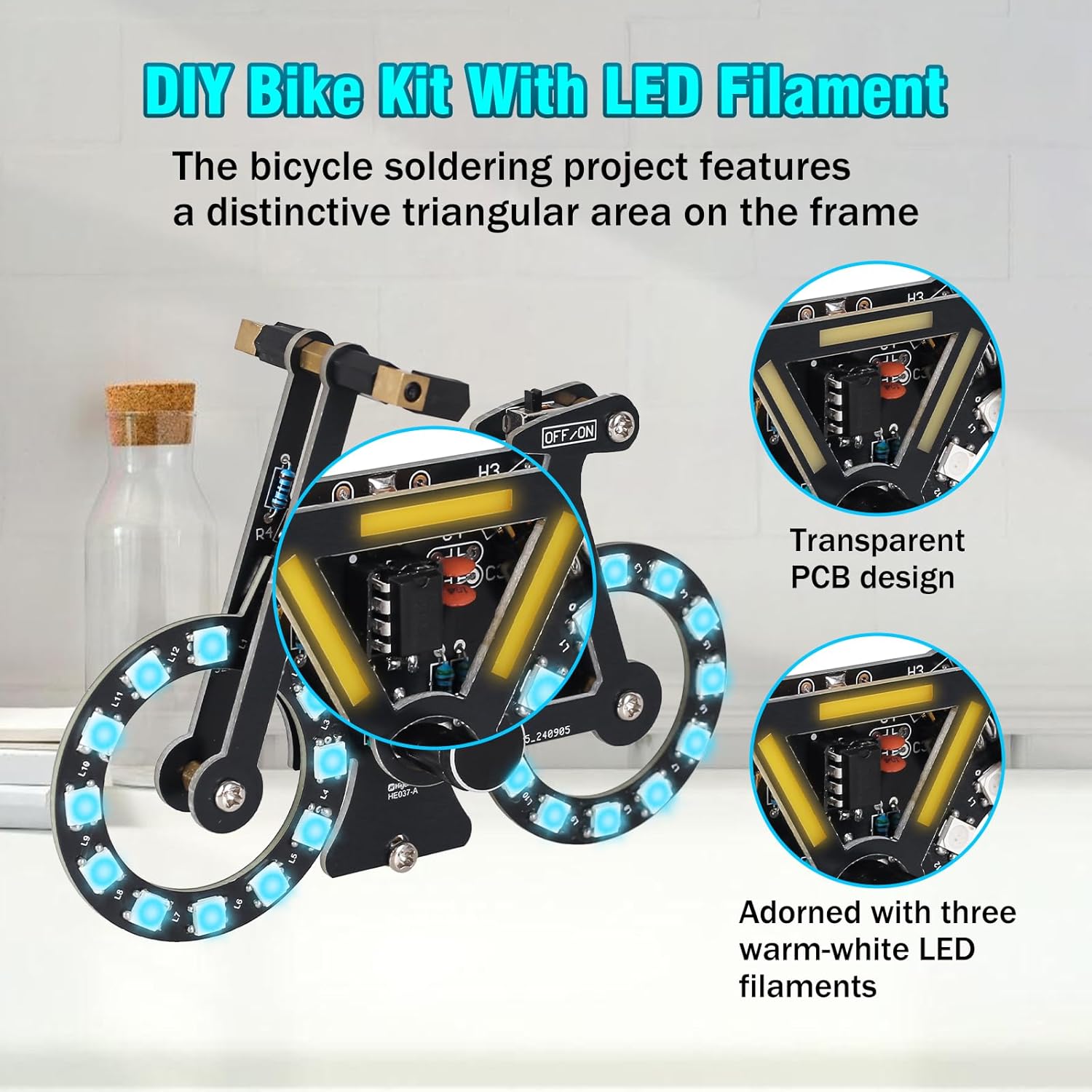 DIY Bike Soldering Project Kit - đánh giá và giá Diy Electronics Gifts