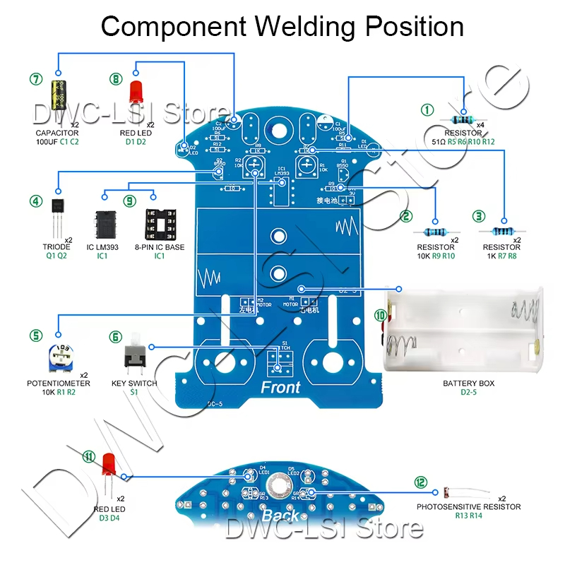 Practice Soldering Learning El - đánh giá và giá Diy Electronics Kits For Beginners