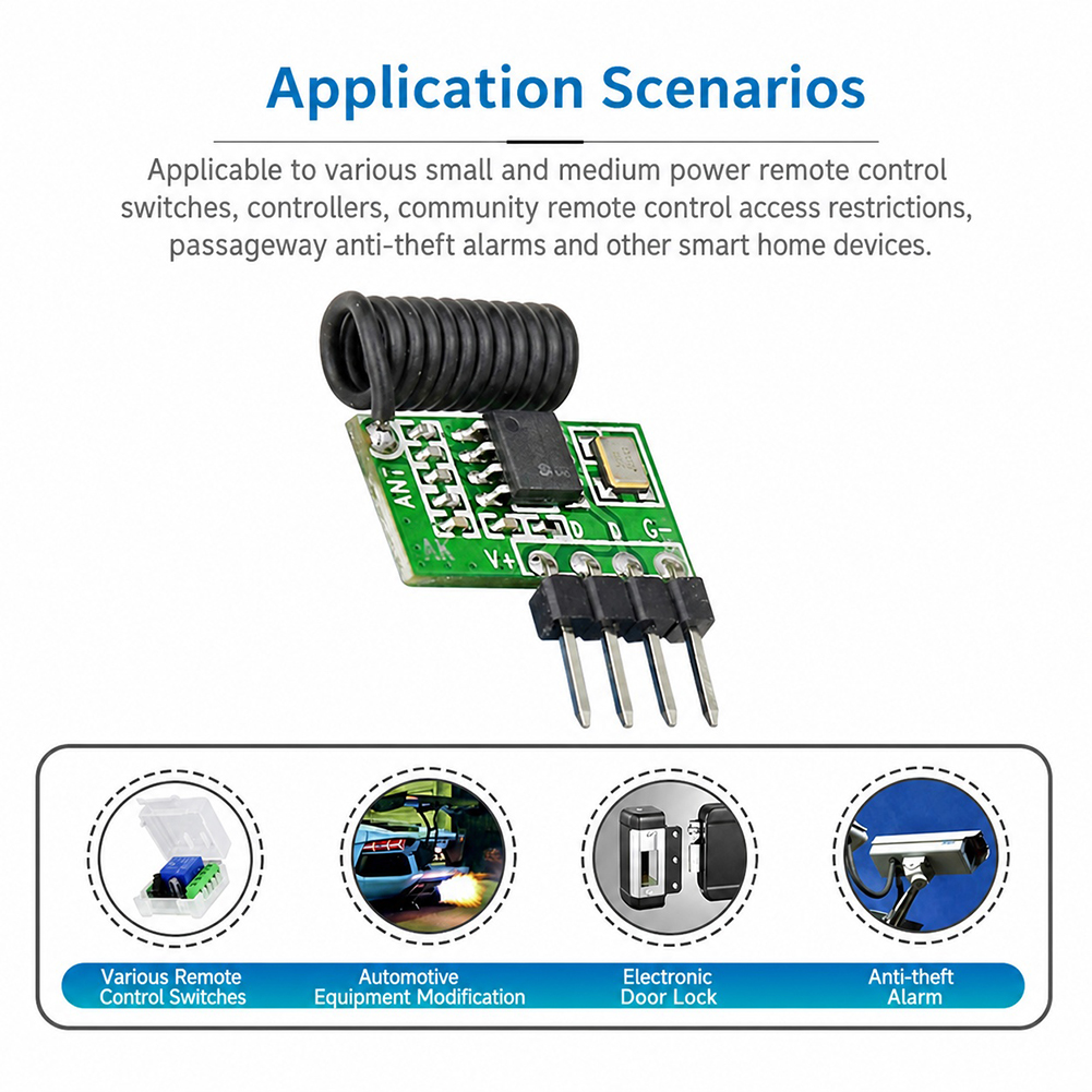 315MHz/433MHz Superheterodyne  - đánh giá và giá Rf 433Mhz Module