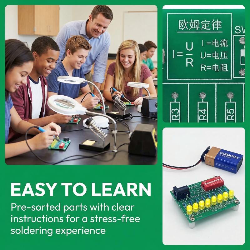 Electronic DIY Soldering Pract - đánh giá và giá Diy Electronics Kits For Beginners