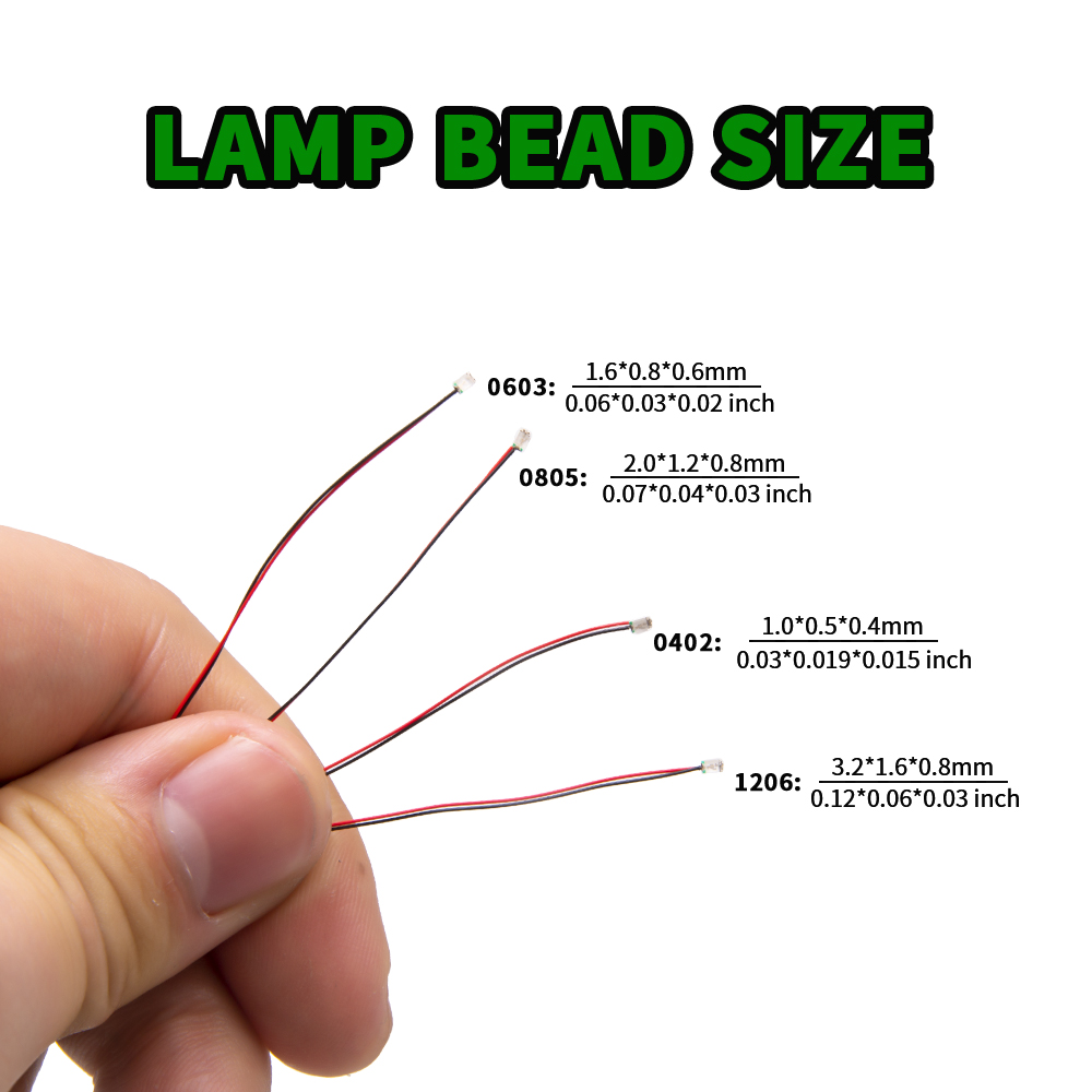 10pcs/Set Micro LED Lamp Chips - đánh giá và giá Diy Electronics Com